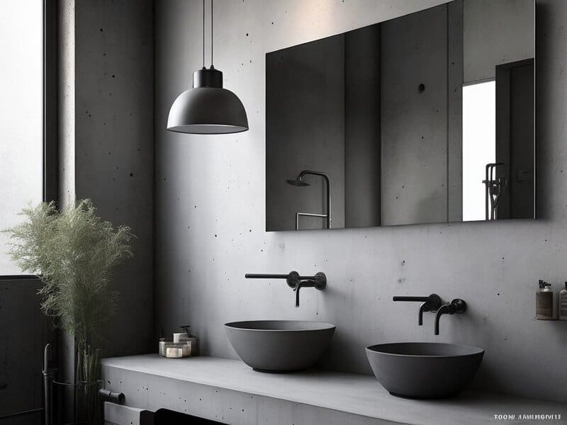 1. Industrial Bathroom Ideas