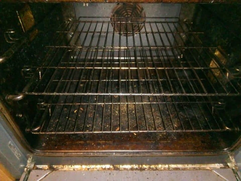 Forgetting To Clean The Oven