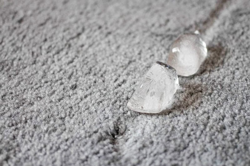 Ice Cubes To Lift Carpet Dents