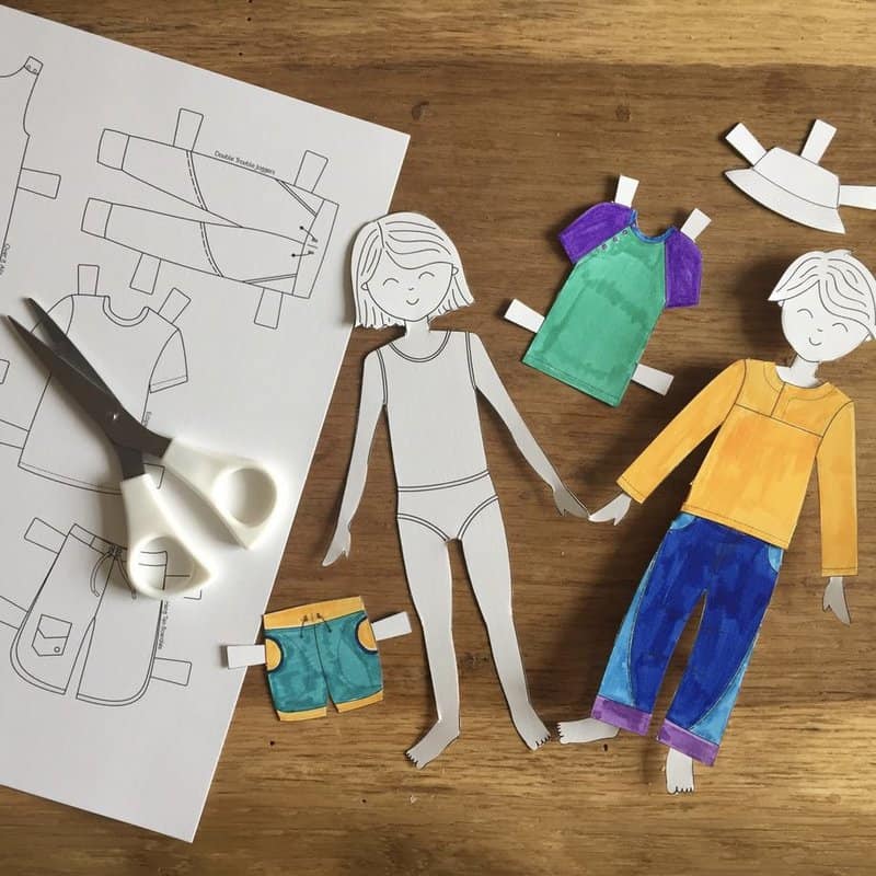 Making Paper Dolls