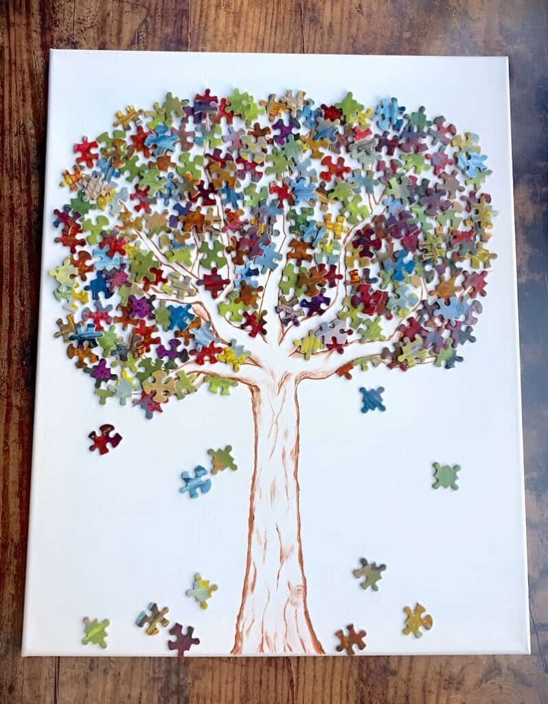 Puzzle Piece Wall Art