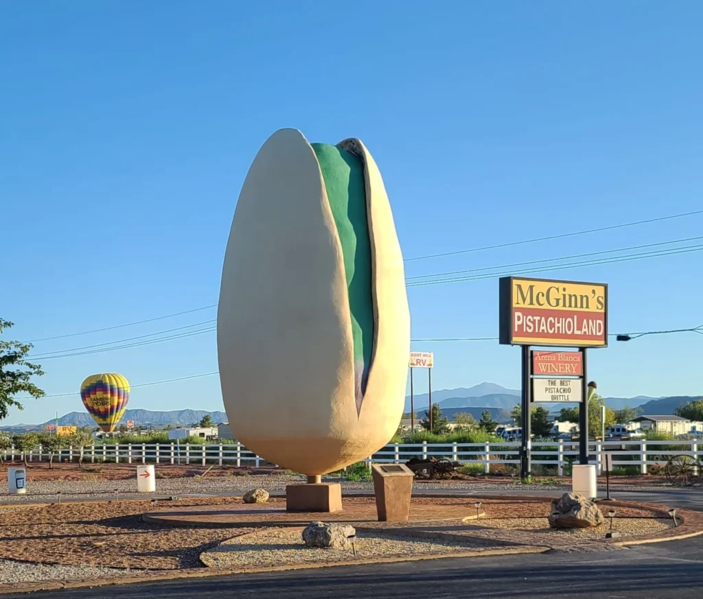 The World’s Largest Pistachio - Alamogordo, New Mexico