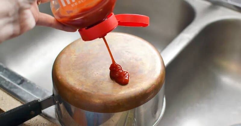 Using Ketchup To Shine Copper