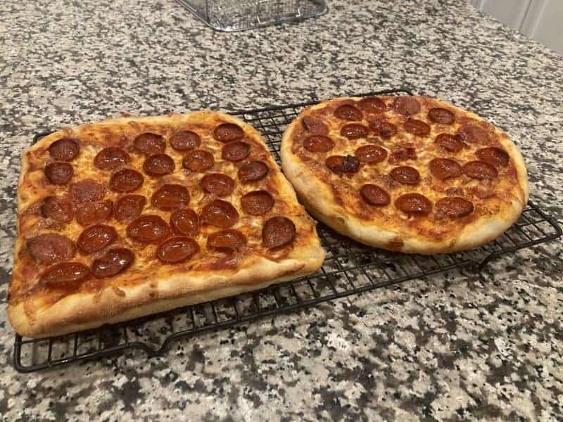 20. Square vs. Round Pizza