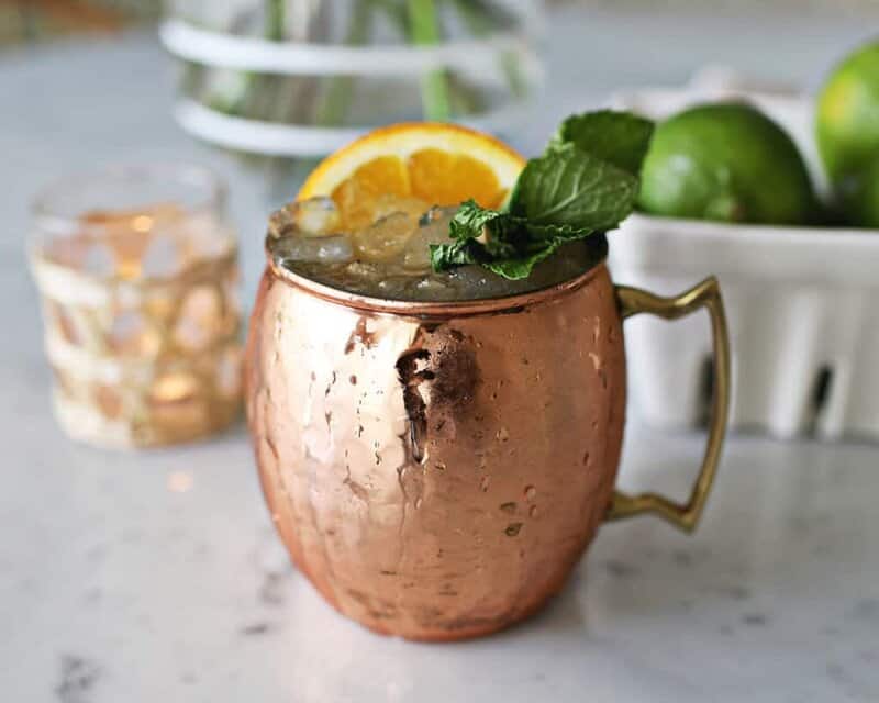 Mexican Mule Cocktail With Tequila 1024x819