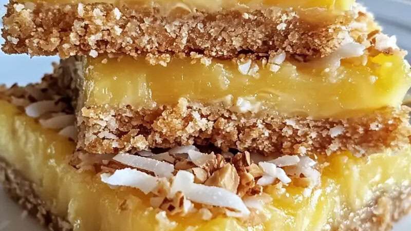 Tropical pineapple and coconut delight recipe