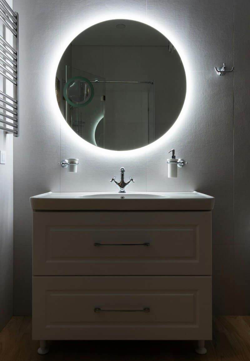 14. Backlit LED Mirror
