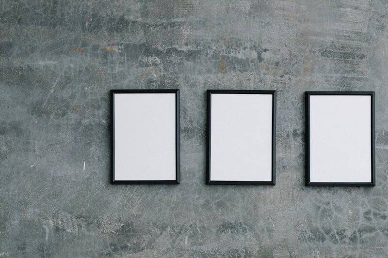 18. Empty Picture Frames