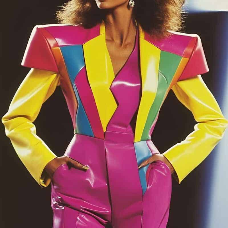 6. Fashion Was All Neon and Shoulder Pads