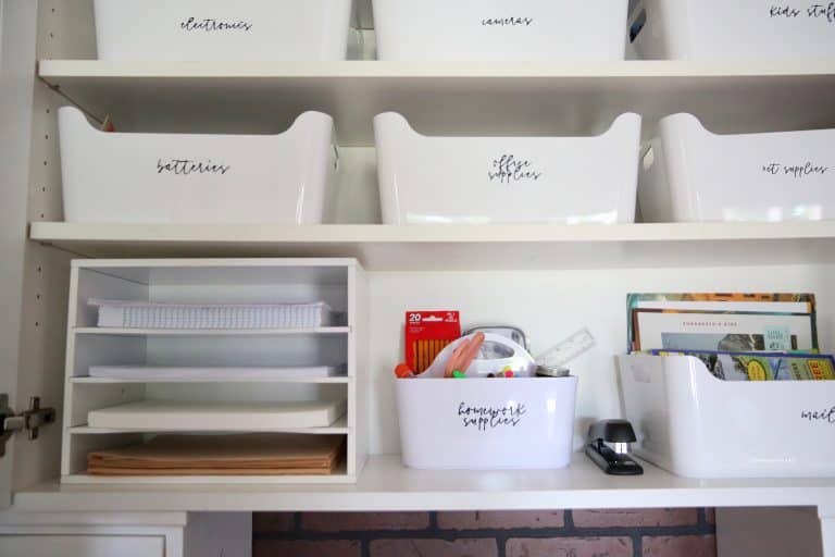 Family command center organization 768x512