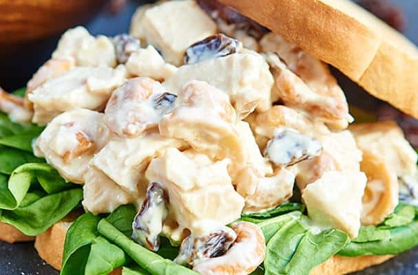 Greek yogurt chicken salad food gawker