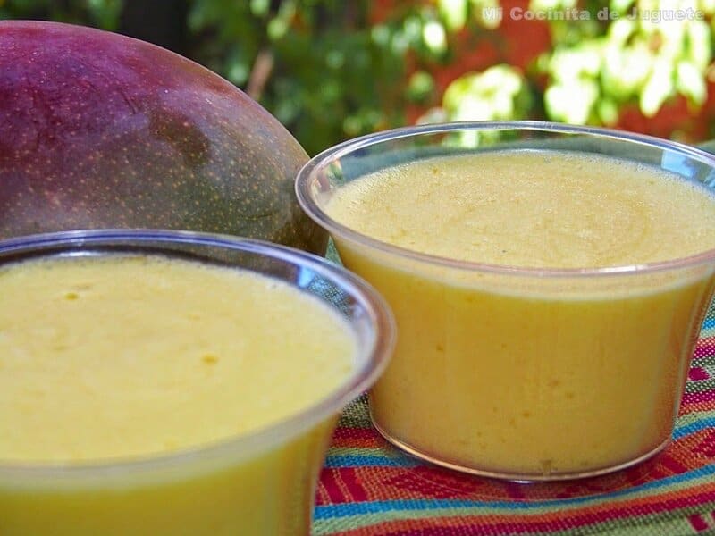 Mousse de mango 1