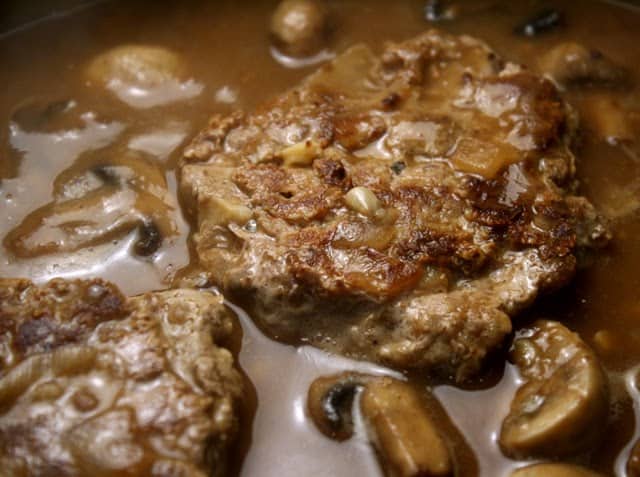 Salisbury steak & gravy