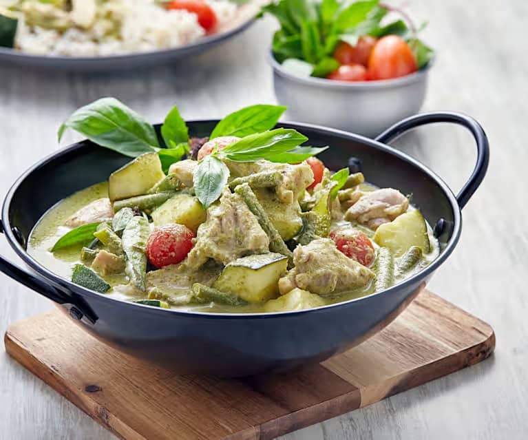 Thai green curry chicken