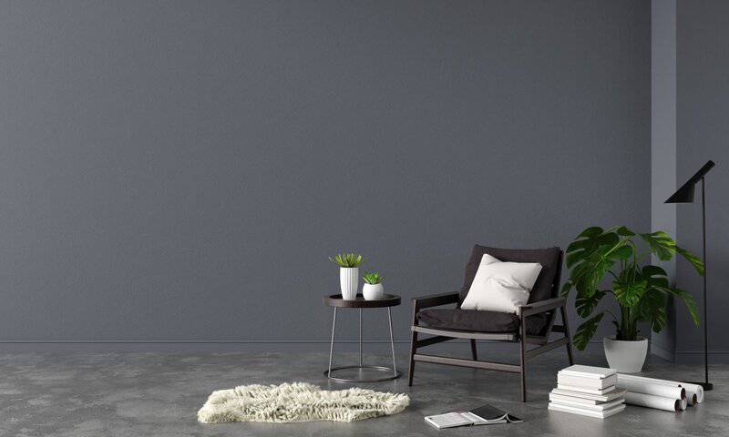 2. All-Gray Interiors