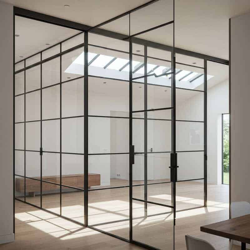 17. Interior Windows and Glass Walls