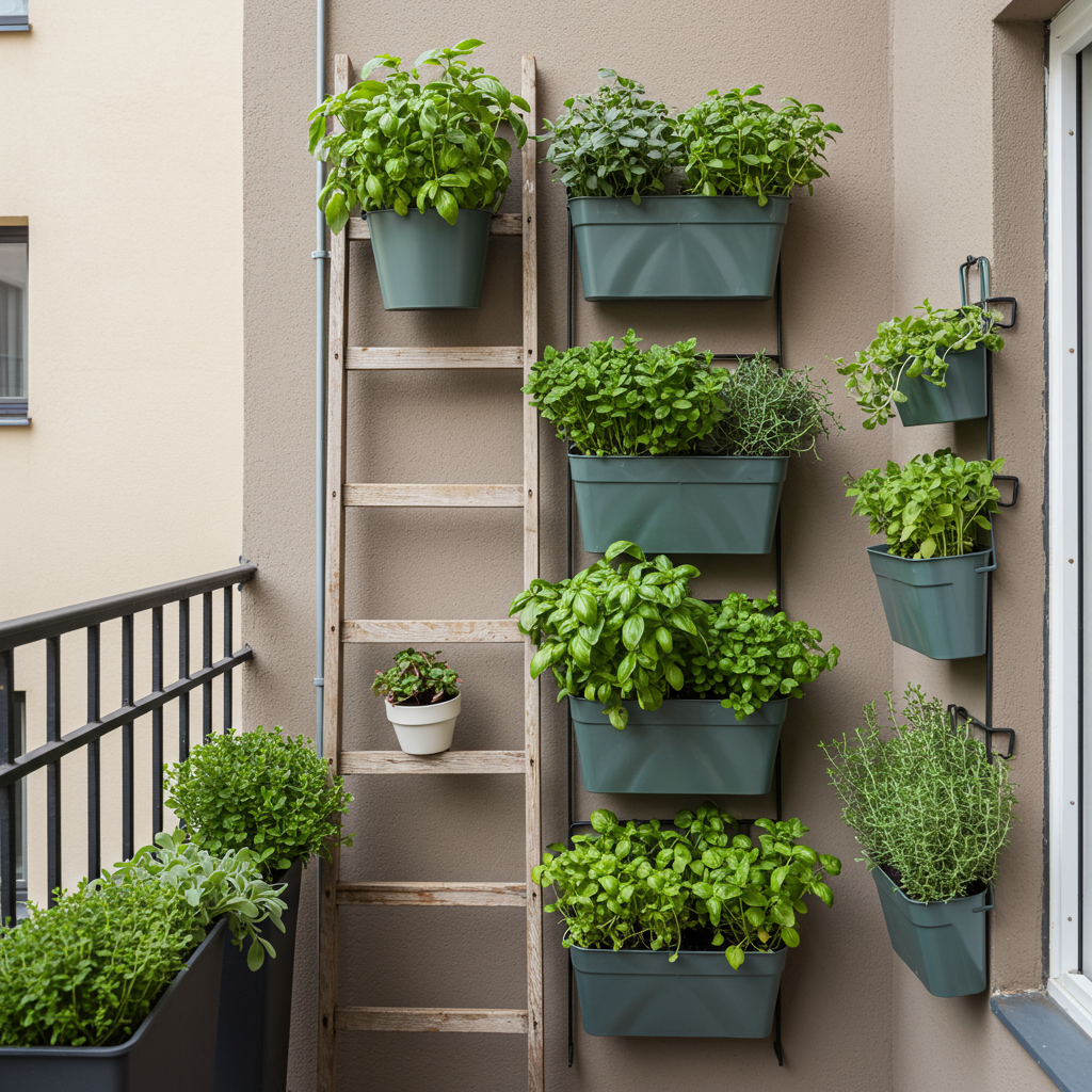 2. Vertikaler Kräutergarten