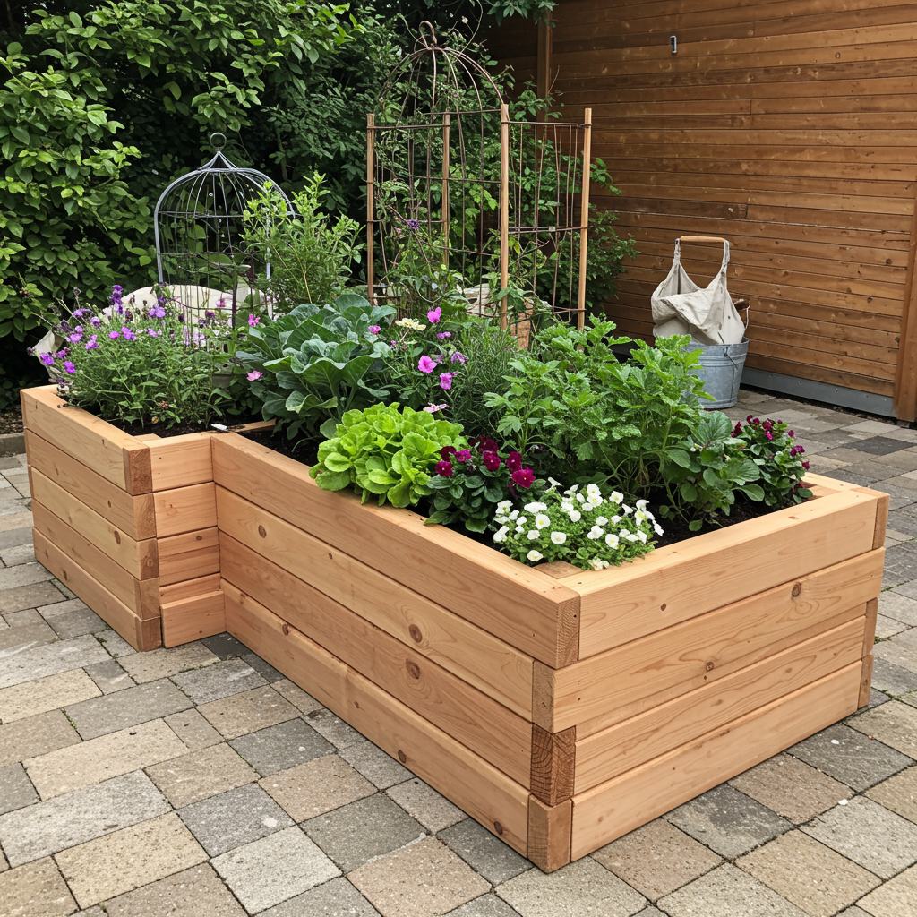 3. Hochbeet aus Holz bauen