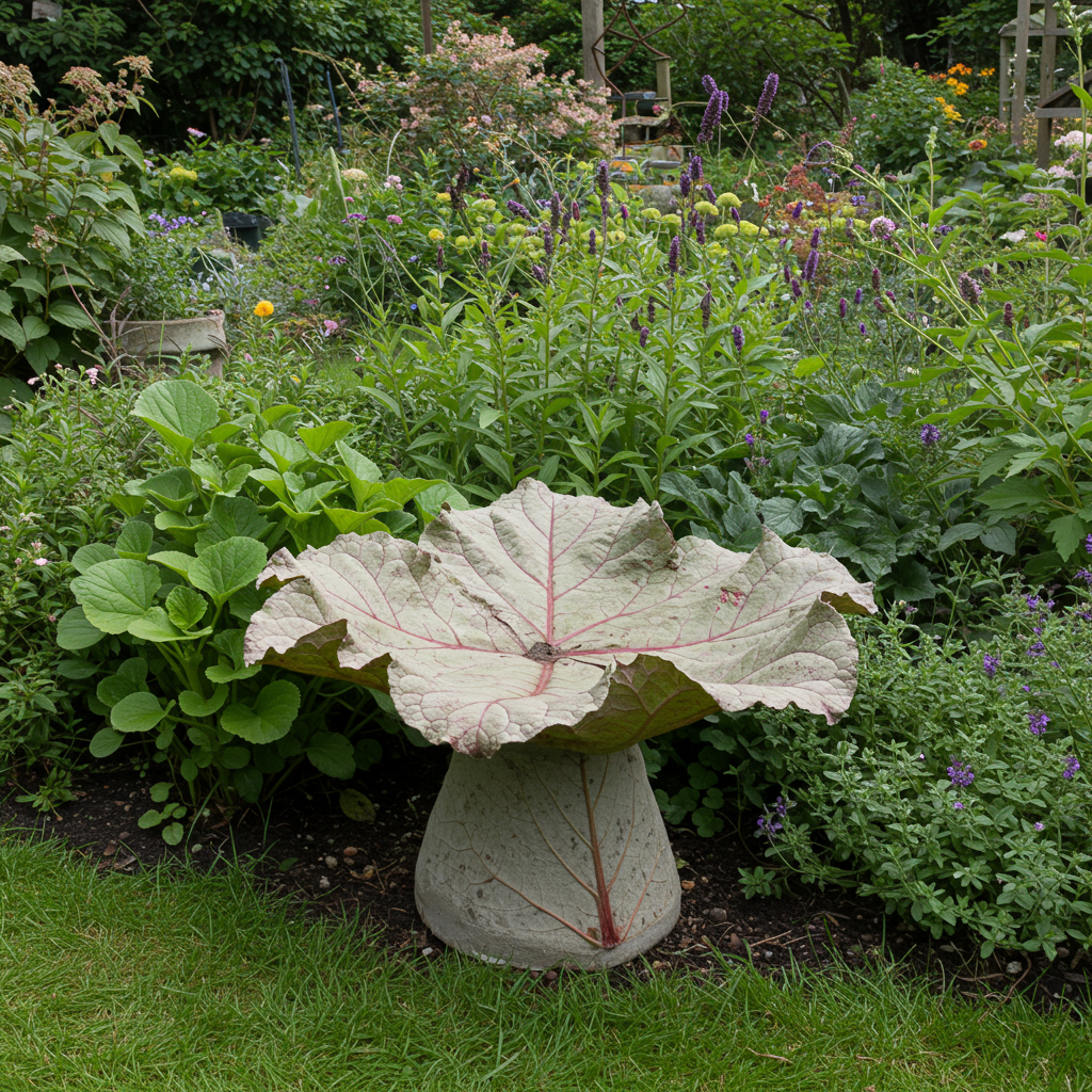 8. Vogeltränke aus Beton