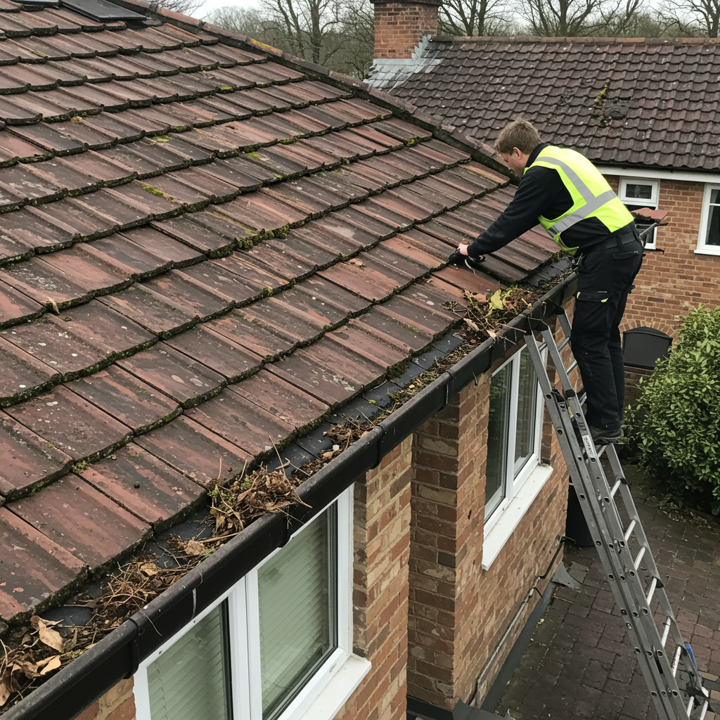 1. Dach und Dachrinnen prüfen