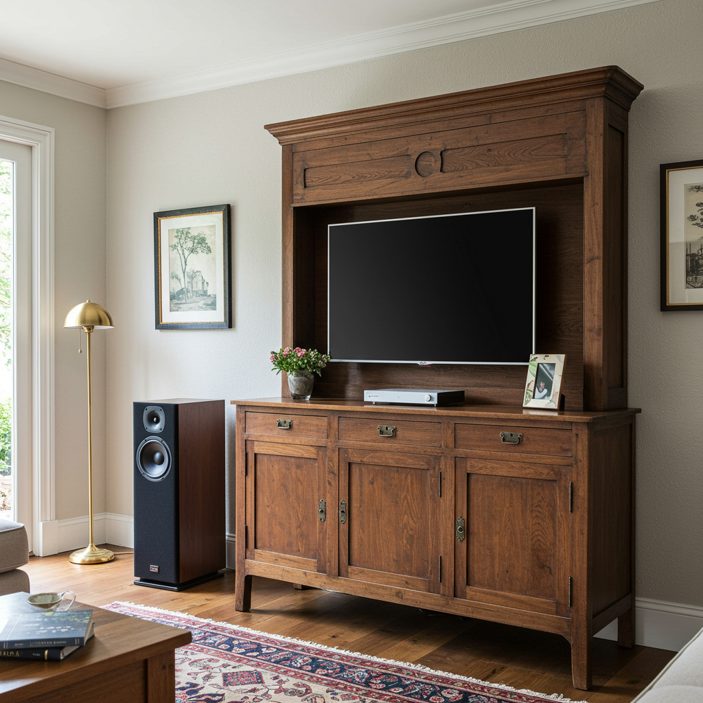 12. Mix aus moderner Technik und Vintage-Ambiente