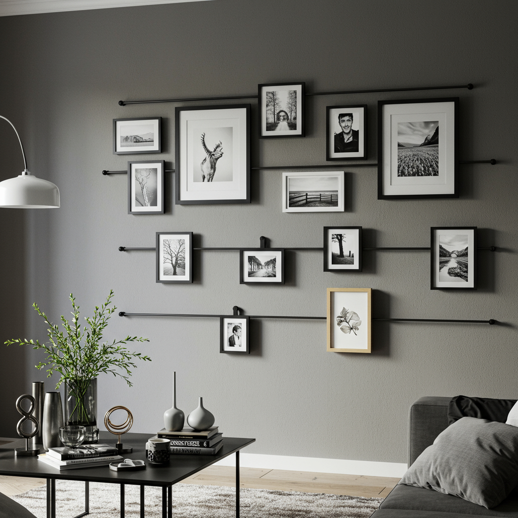10. Bilderleisten für flexible Wandgestaltung