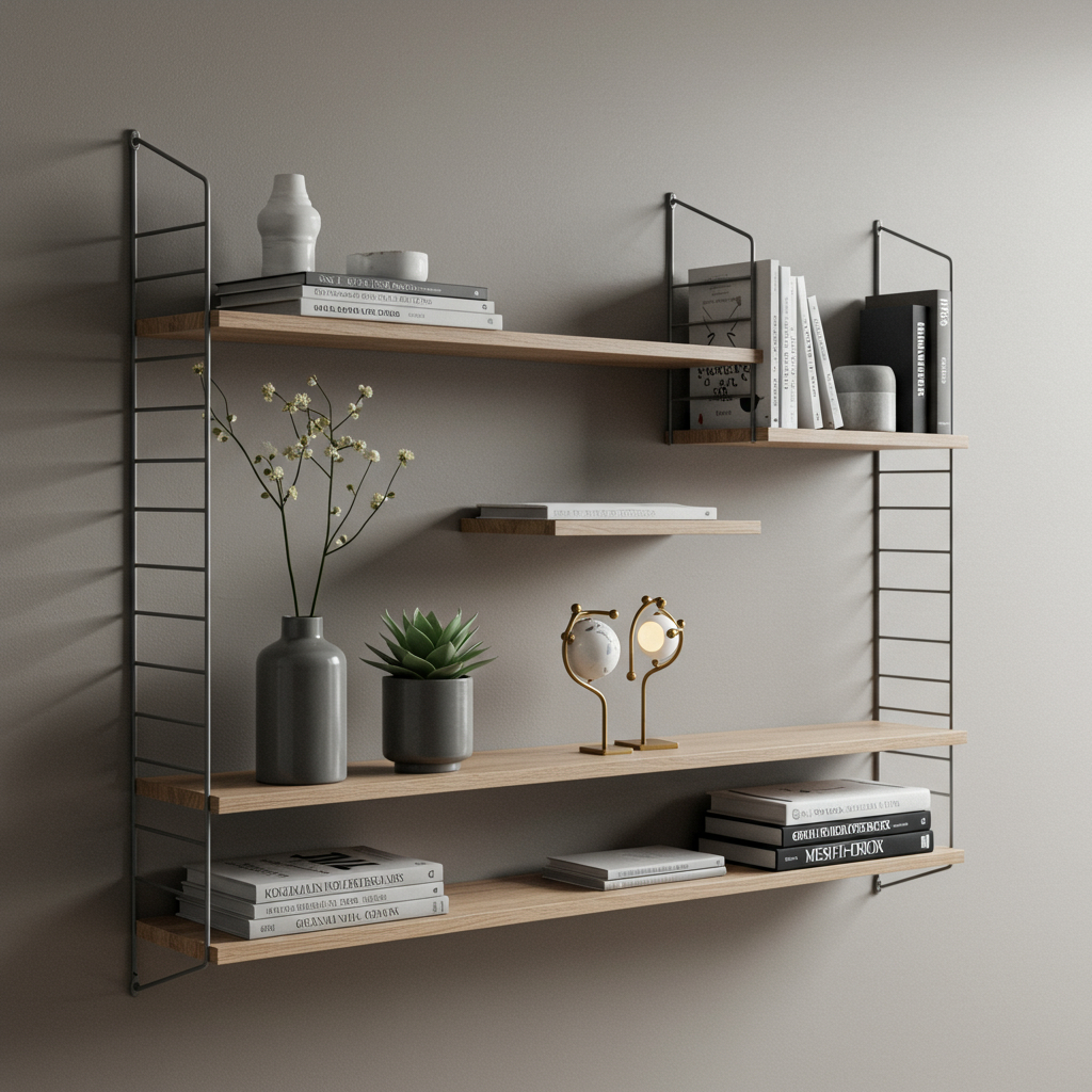 12. Minimalistische Wandregale