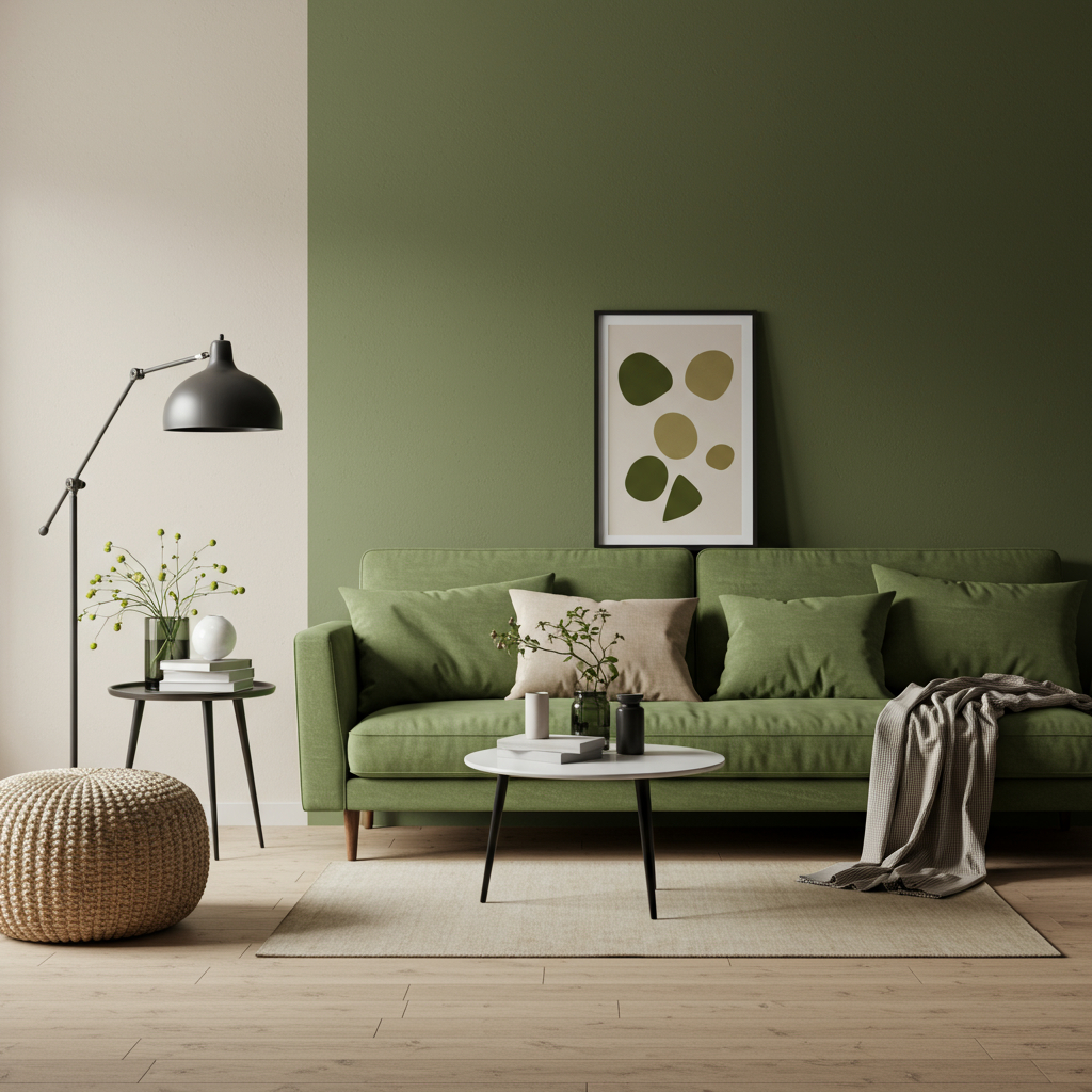 10. Olivgrün und Sand