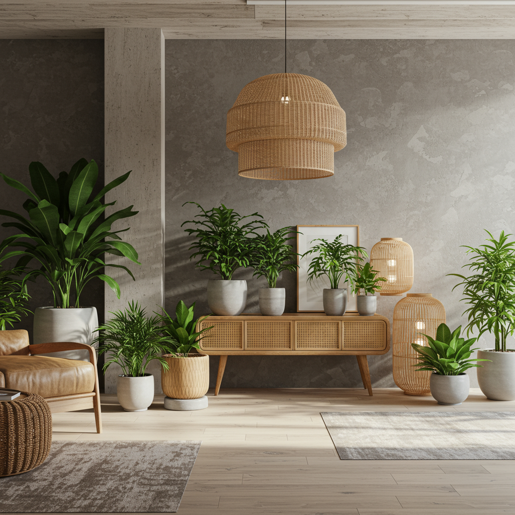 5. Frische durch Pflanzen und Naturmaterialien