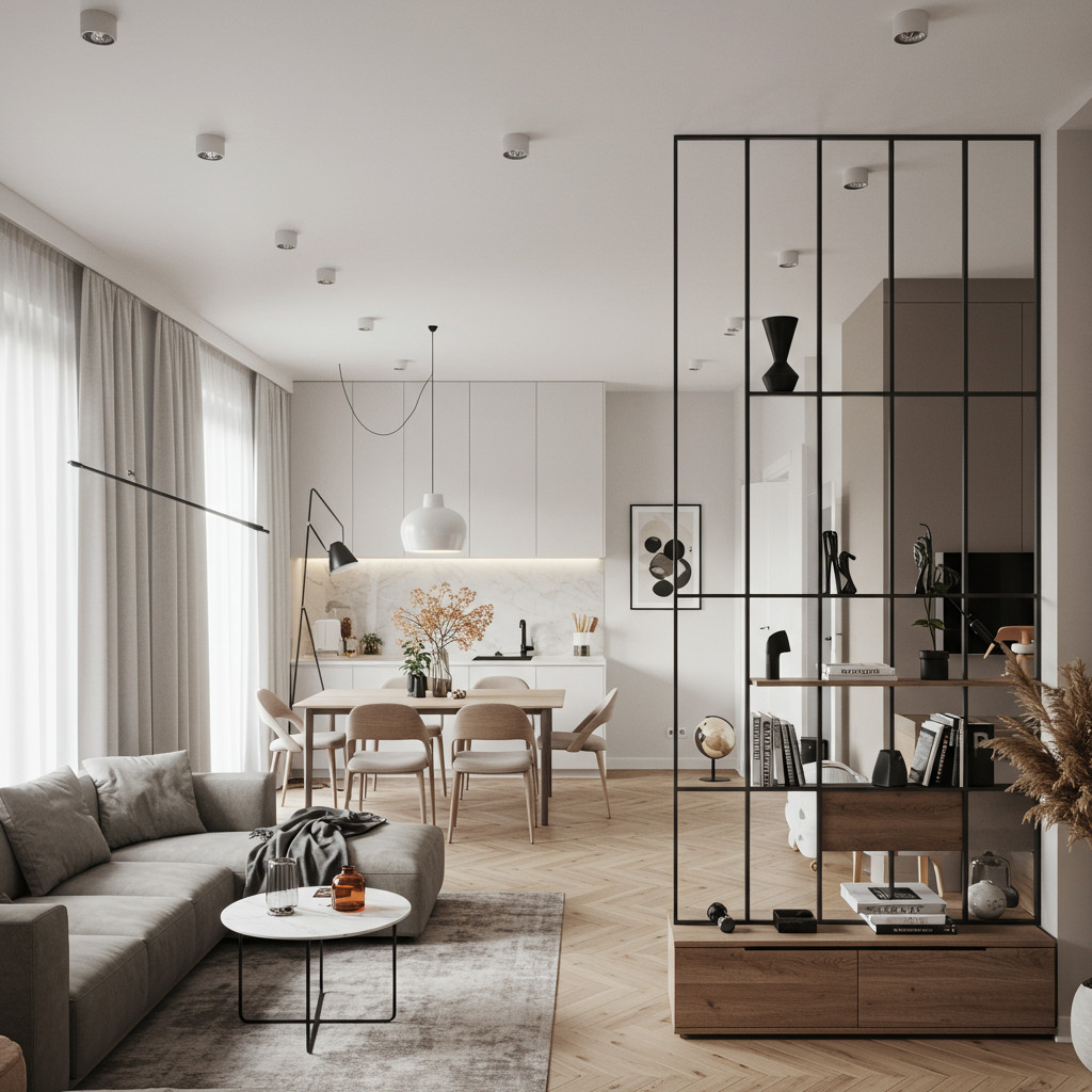 1. Zu offene Grundrisse ohne Zonierung