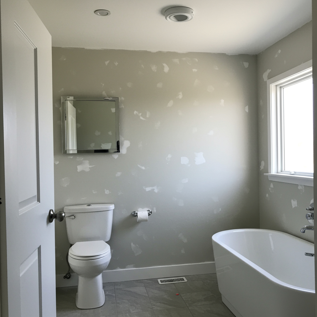 Schritt 1: Neue Farbe für Wände und Decke