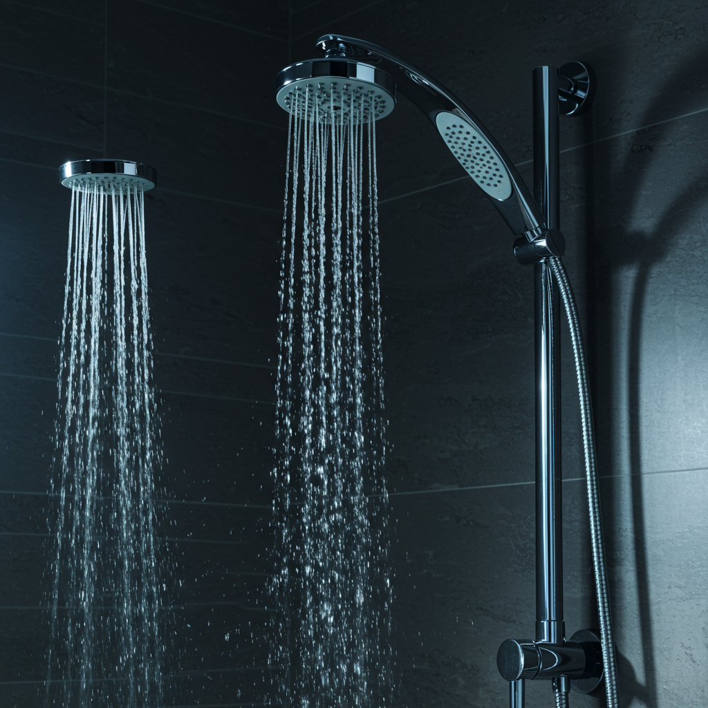 Schritt 2: Austausch von Armaturen und Duschkopf