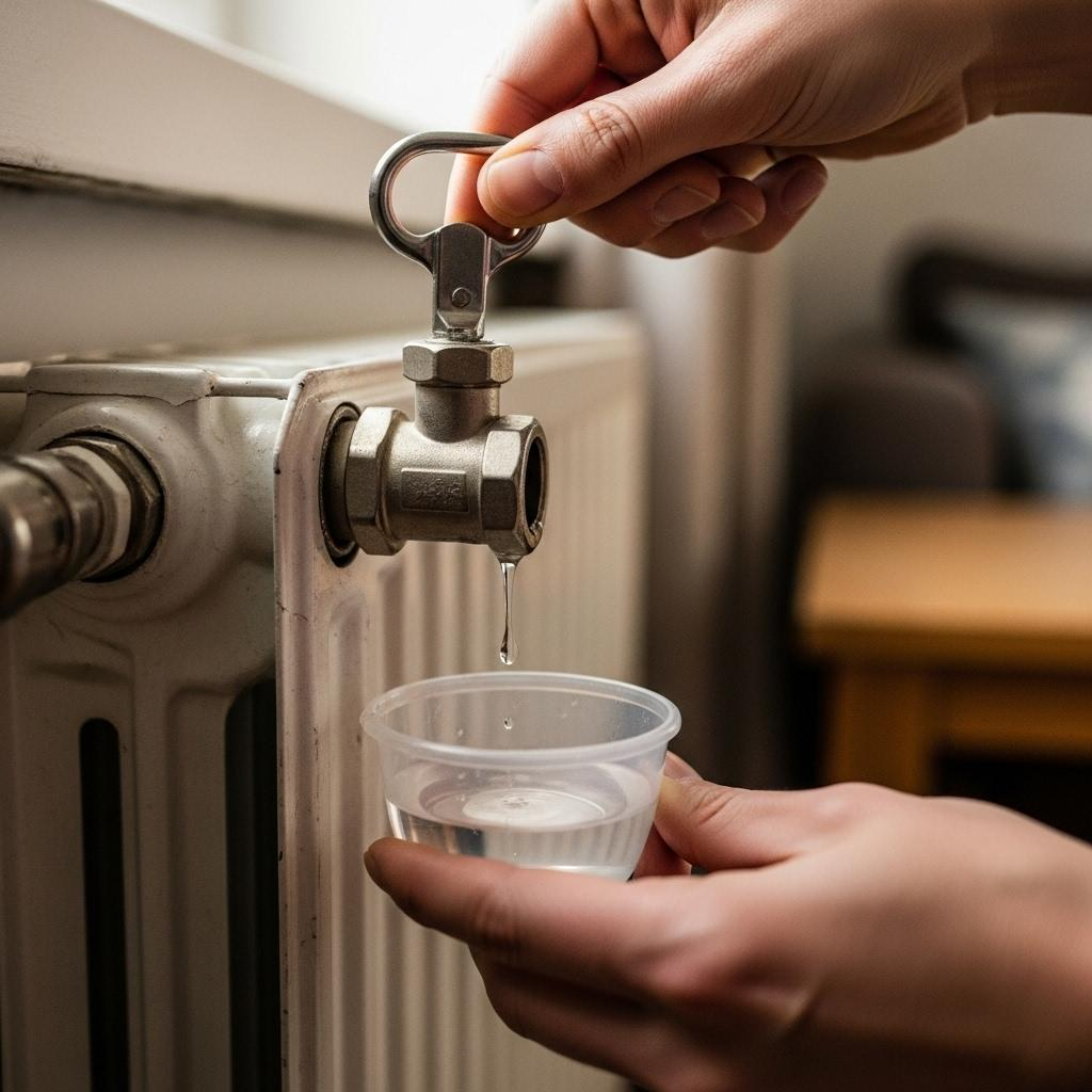 4. Heizkörper entlüften