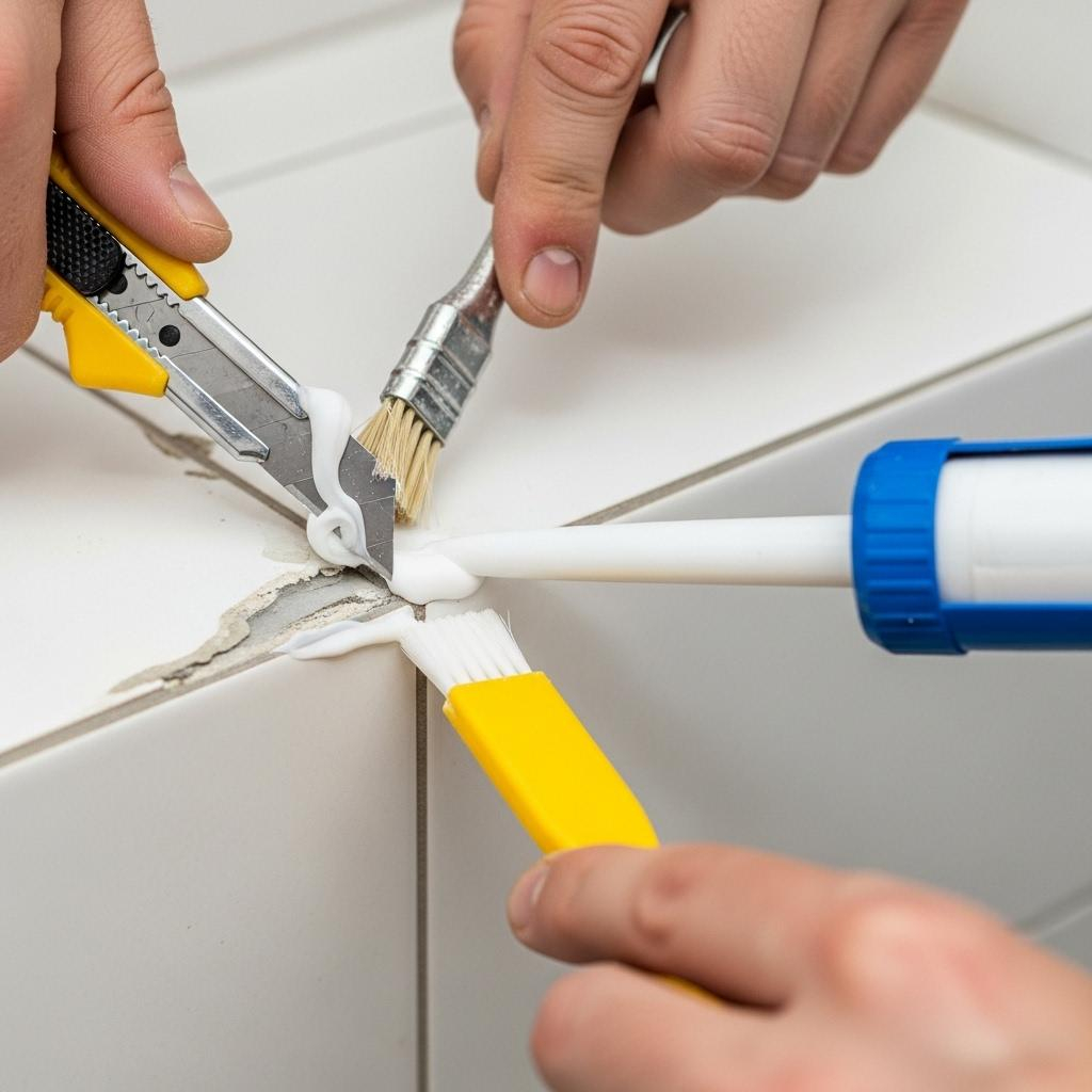 8. Silikonfugen erneuern