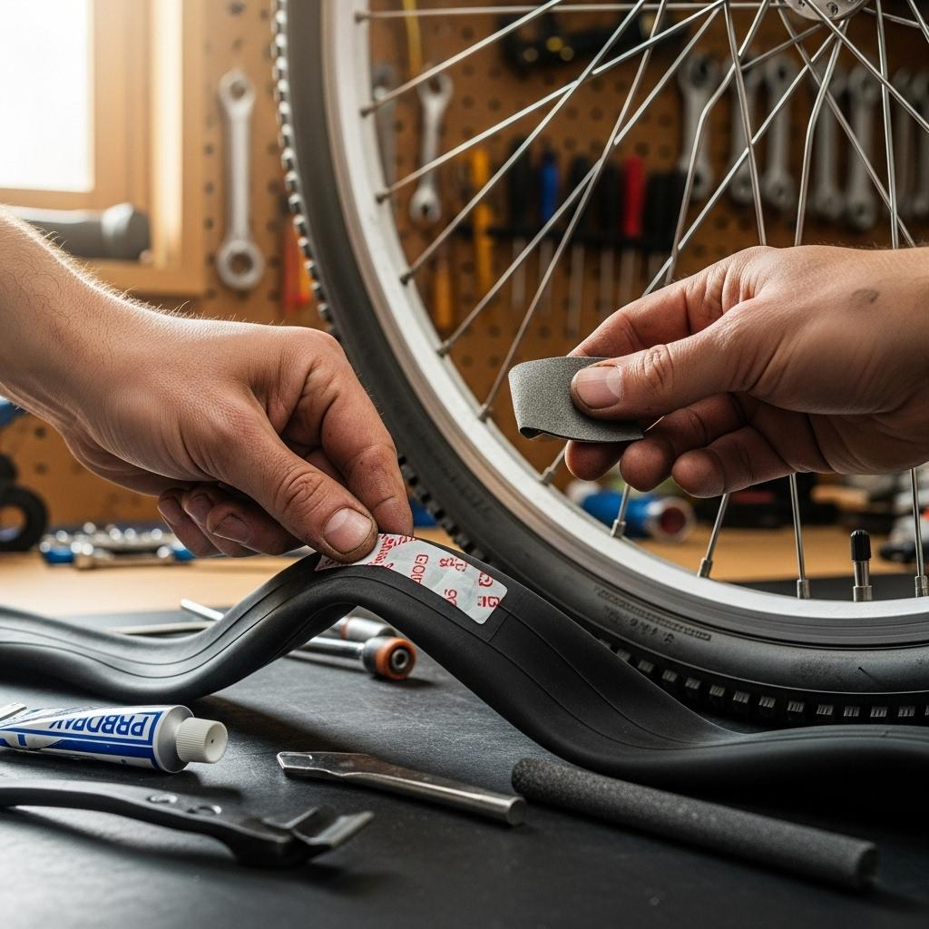 13. Fahrradreifen flicken