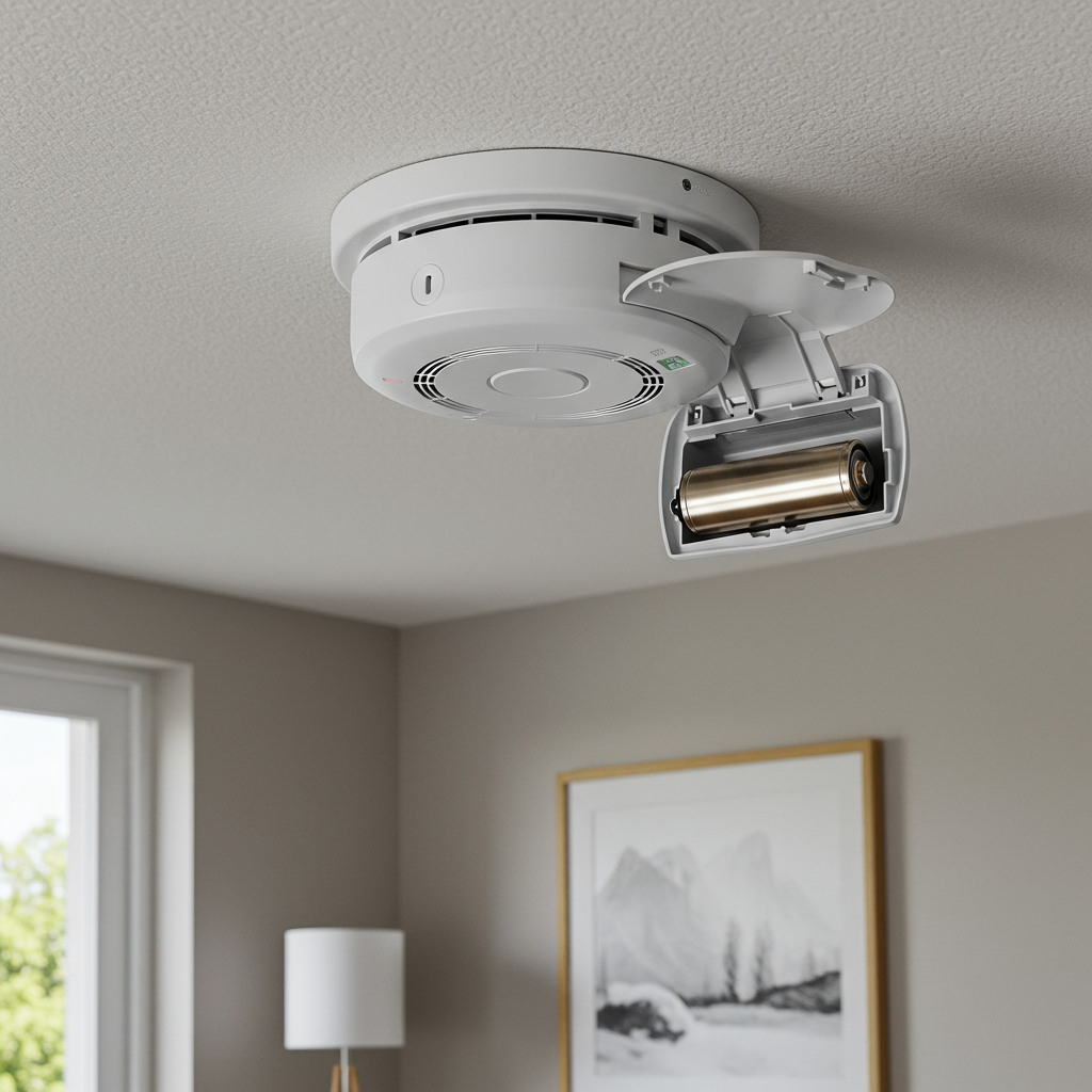 14. Rauchmelder warten und Batterien wechseln