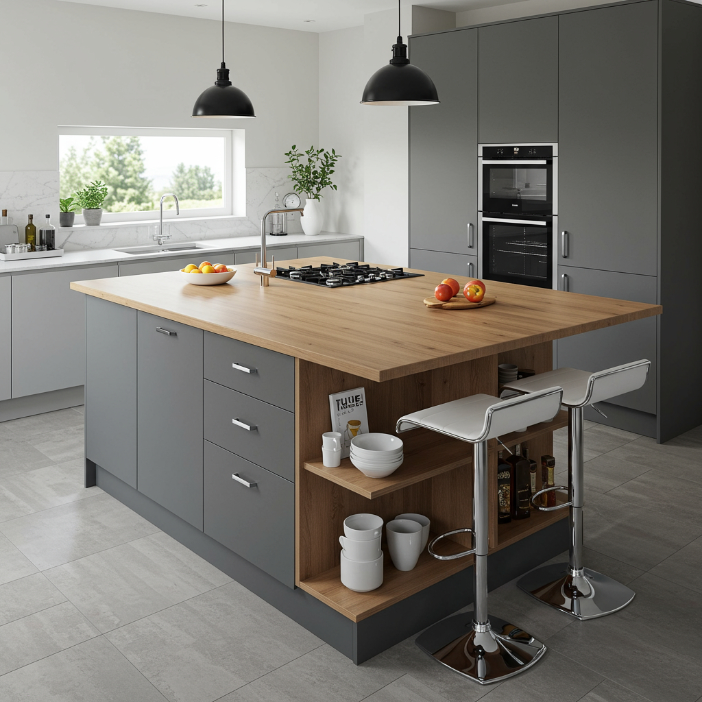 4. Multifunktionale Kücheninseln