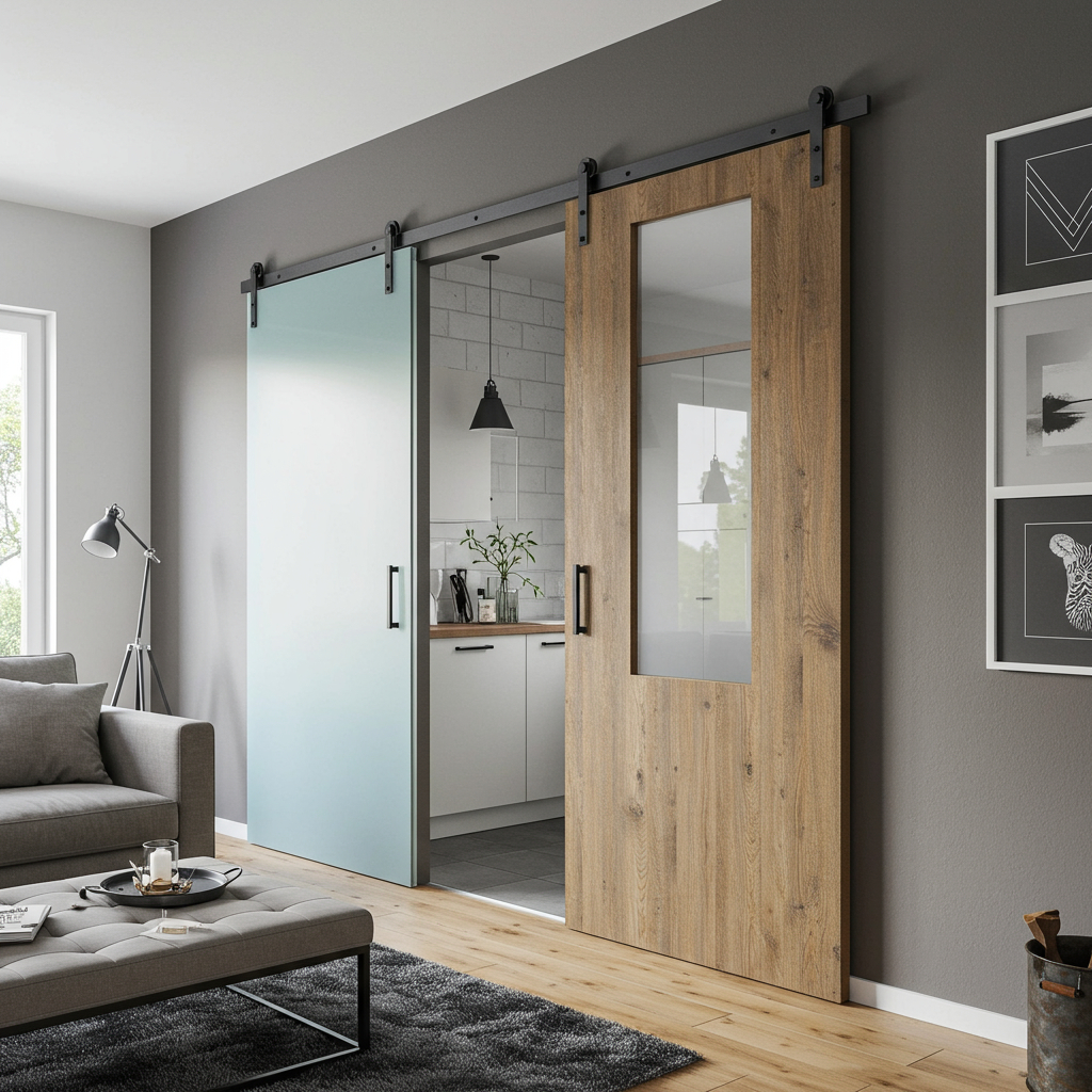 10. Schiebetüren statt klassische Türen