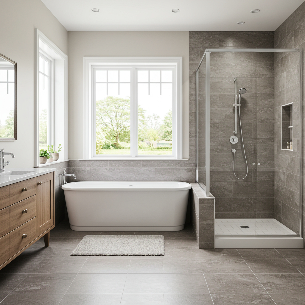 4. Entfernte Badewanne