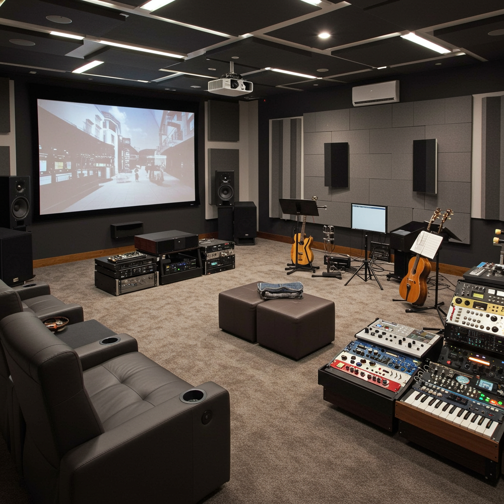 10. Heimkino oder Musikstudio