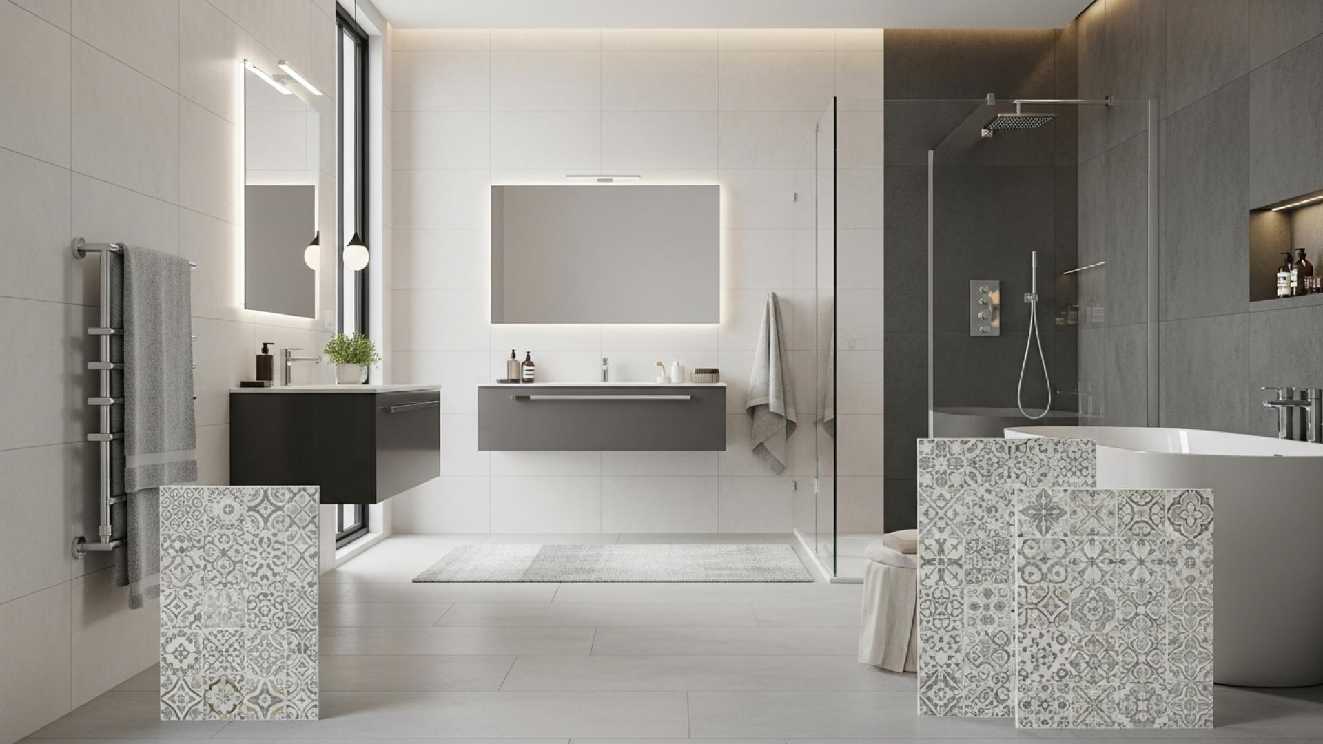 So wählen Sie die richtigen Fliesen für ein feuchtigkeitsbeständiges Badezimmer aus