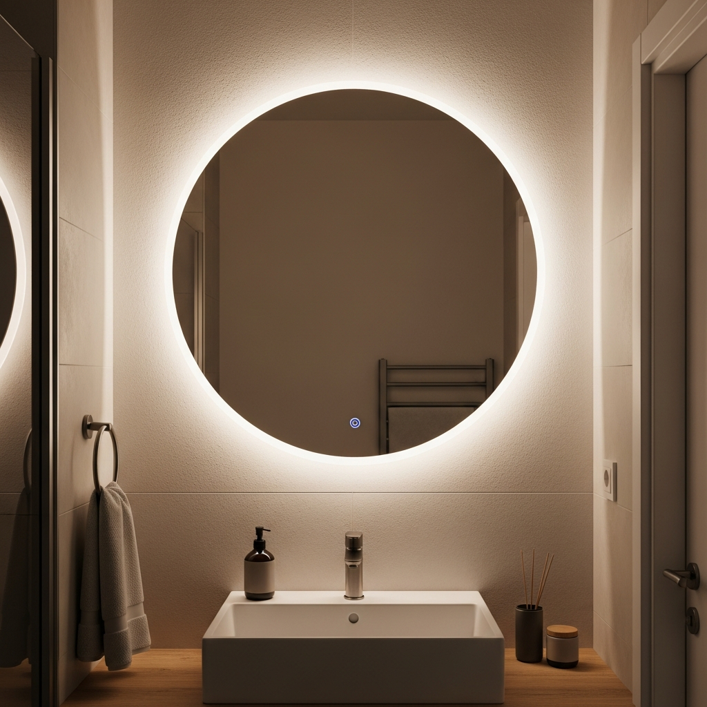 2. Spiegel mit integrierter Beleuchtung