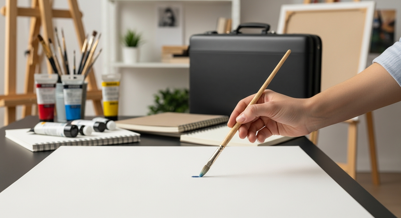 Wie man von Grund auf ein Kunstportfolio erstellt