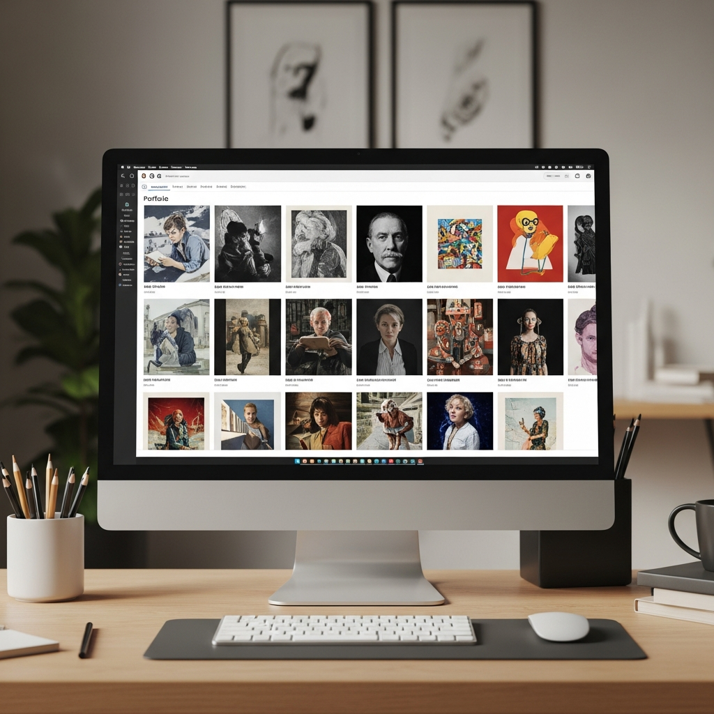 Schritt 4: Portfolio-Struktur und Layout