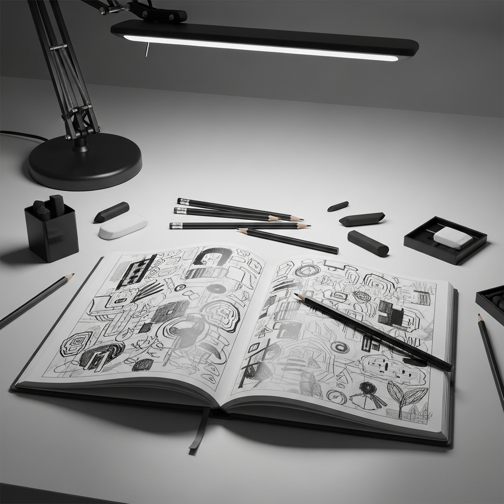 7. Skizzenbuch führen