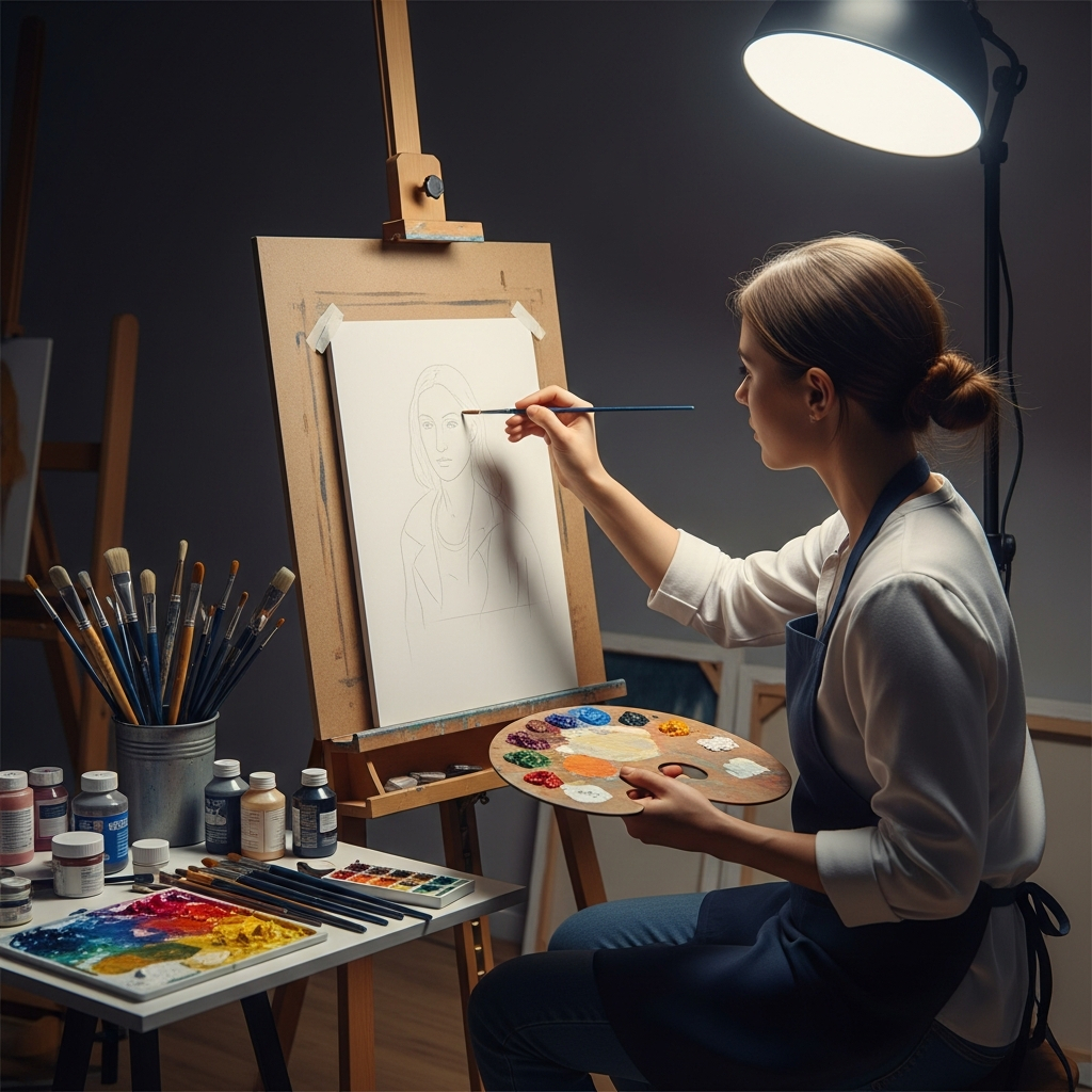 11. Kunstwerke großer Meister kopieren