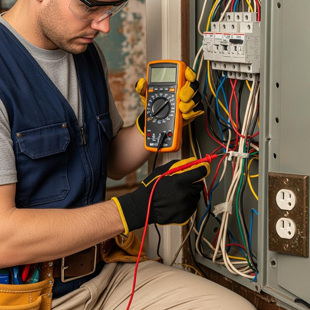 Schritt 1: Elektrische Anlagen überprüfen