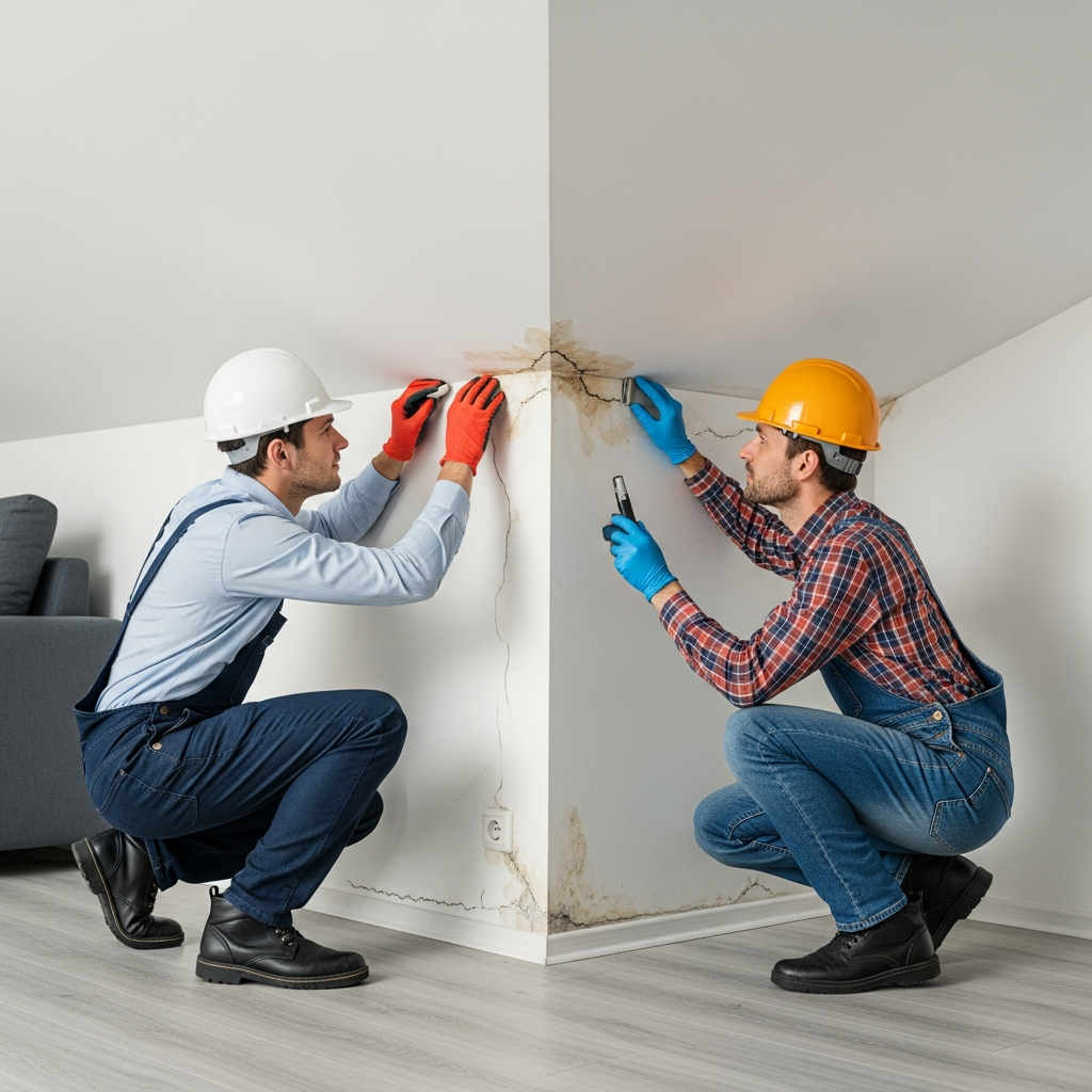 Schritt 6: Wände, Decken und Böden inspizieren