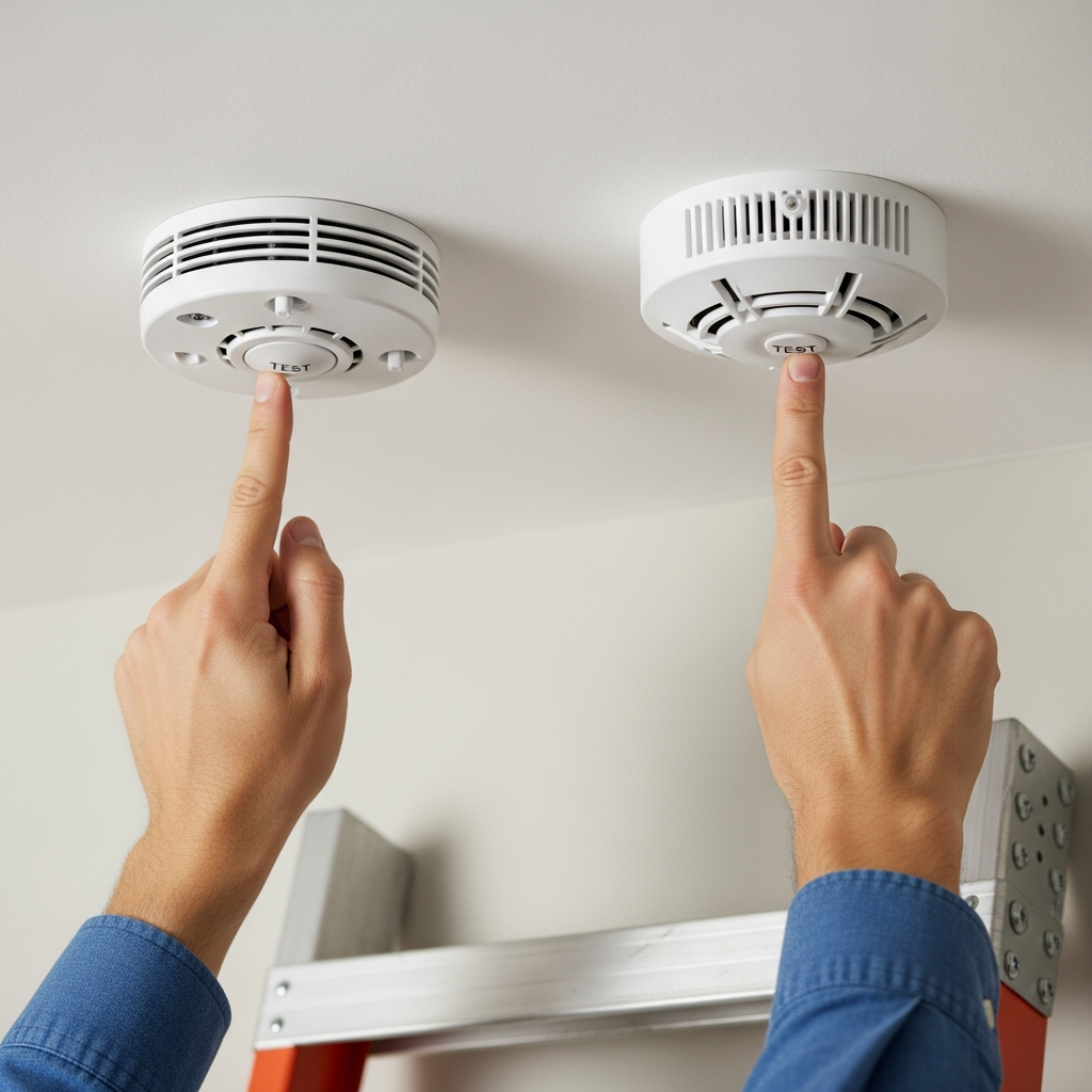 4. Rauch- und Kohlenmonoxidmelder testen