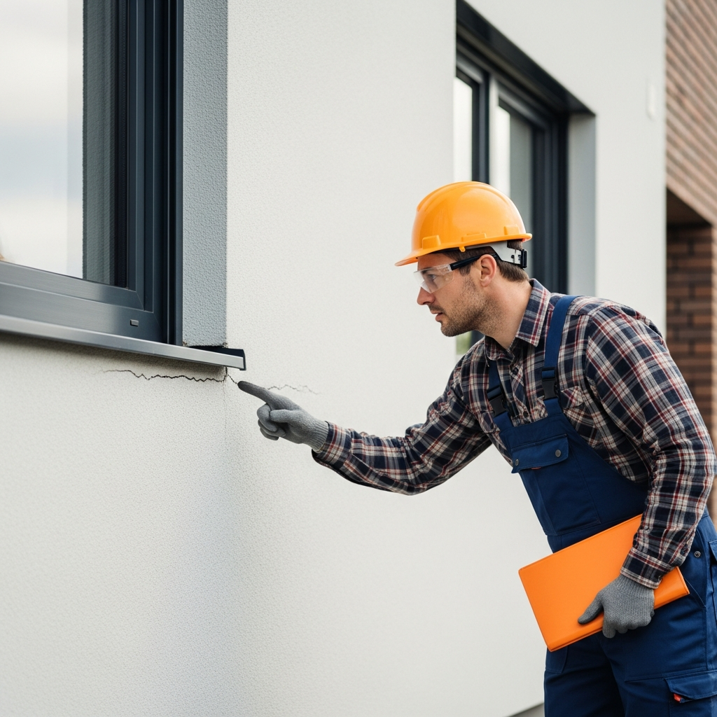 9. Hausfassade und Außenwände inspizieren